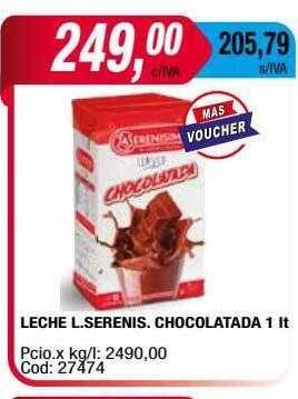 Maxiconsumo Leche l serenis chocolatada oferta