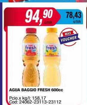Maxiconsumo Agua baggio fresh oferta