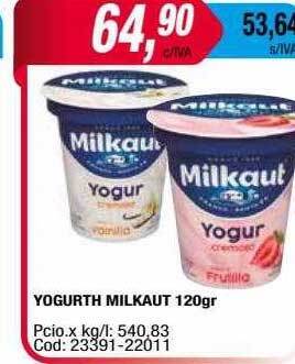 Maxiconsumo Yogurth milkaut oferta