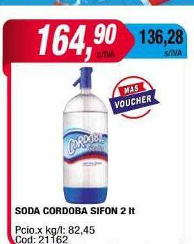 Maxiconsumo Soda cordoba sifon oferta