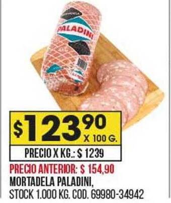 Coto Mortadela paladini oferta