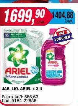 Maxiconsumo Jab liq ariel oferta