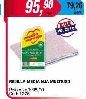 Maxiconsumo Rejilla media nja multiuso oferta