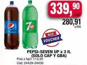 Maxiconsumo Pepsi-seven up oferta