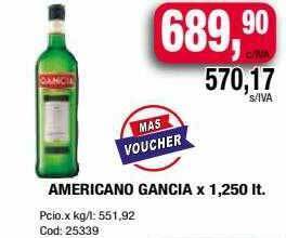 Maxiconsumo Americano gancia oferta