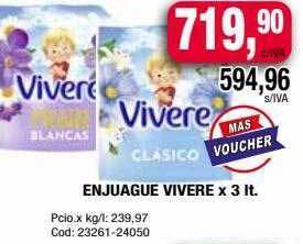 Maxiconsumo Enjuague vivere oferta