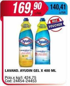 Maxiconsumo Lavand ayudin gel oferta