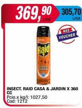Maxiconsumo Insect raid casa & jardin oferta