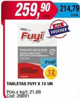 Maxiconsumo Tabletas fuyi oferta