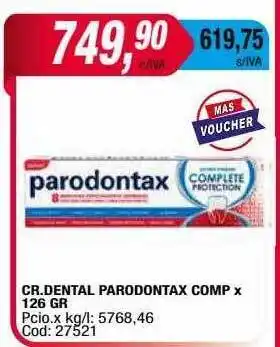 Maxiconsumo Cr dental parodontax comp oferta