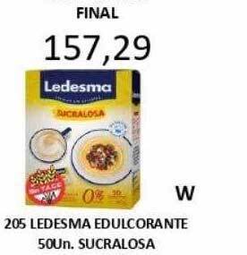 Hipermay Ledesma edulcorante sucralosa oferta