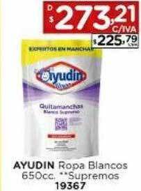 Hipermay Ayudin ropa blancos supremos oferta
