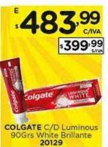 Hipermay Colgate c d luminous white brillante oferta