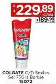 Hipermay Colgate c d smiles gel barbie oferta