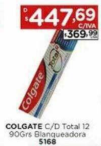 Hipermay Colgate c d total 12 blanqueadora oferta