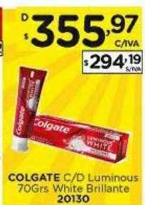 Hipermay Colgate c d luminous white brillante oferta