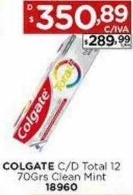 Hipermay Colgate c d total 12 clean mint oferta