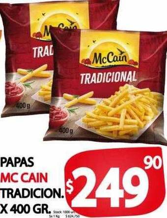 Supermercados Mariano Max Papas mc cain tradicional oferta