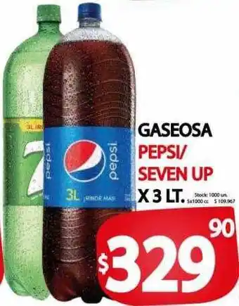 Gaseosa pepsi-seven up