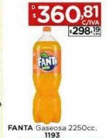 Hipermay Fanta gaseosa 2250cc oferta