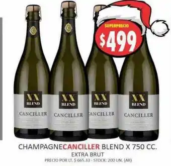 Supermercados Becerra Champagne canciller blend oferta