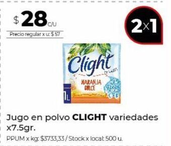 Disco Jugo en polvo clight oferta
