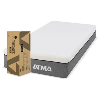 Frávega Colchón de espuma atma smooth top 1 plaza 80x190cm chmfst80x90 oferta