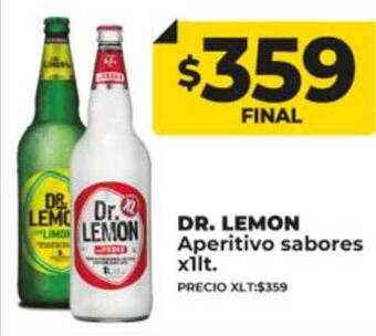 Supermayorista Vital Dr. lemon aperitivo sabores oferta