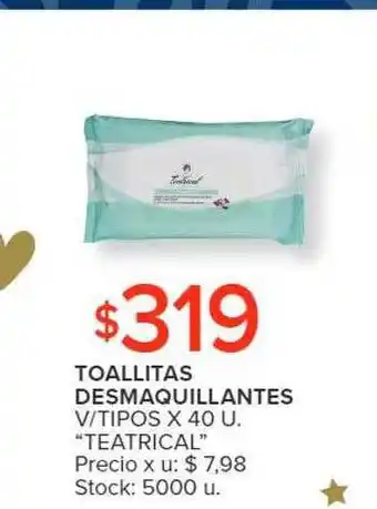 Toallitas desmaquillantes v-tipos