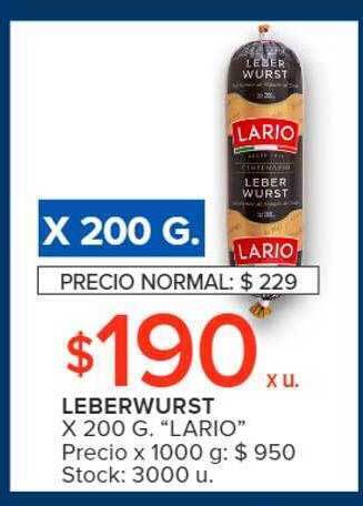 Carrefour Market Leberwurst oferta