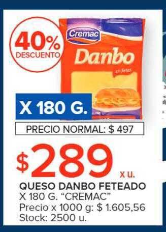 Carrefour Market Queso danbo feteado oferta