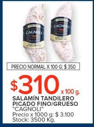 Carrefour Market Salamín tandilero picado fino-grueso oferta