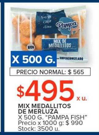 Carrefour Market Mix medallitos de merluza oferta