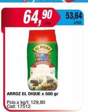 Maxiconsumo Arroz el dique oferta