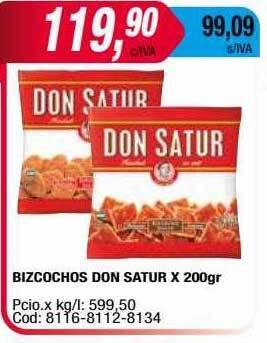 Maxiconsumo Bizcochos don satur oferta