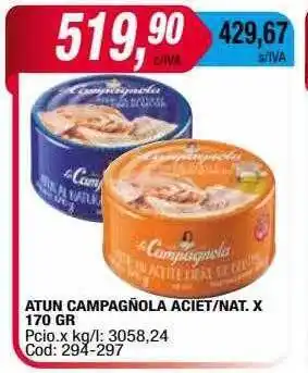 Maxiconsumo Atun campañola aceit nat. oferta