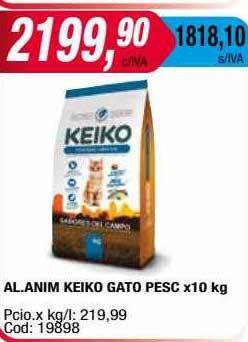 Maxiconsumo Al. anim keiko gato pesc oferta