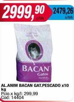 Maxiconsumo Al. anim bacan gat pescado oferta