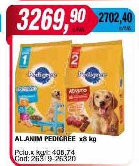 Maxiconsumo Al. anim pedigree oferta