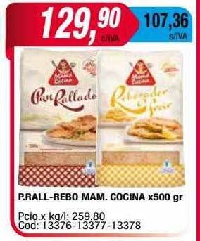 Maxiconsumo P. rall-rebo mam. cocina oferta