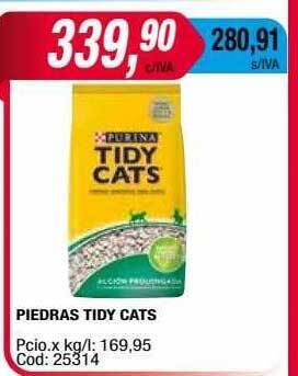 Maxiconsumo Piedras tidy cats oferta