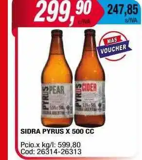 Maxiconsumo Sidra pyrus oferta