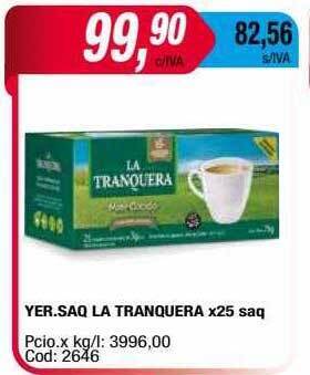 Maxiconsumo Yer. saq la tranquera oferta