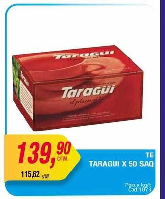 Maxiconsumo Te taragui oferta