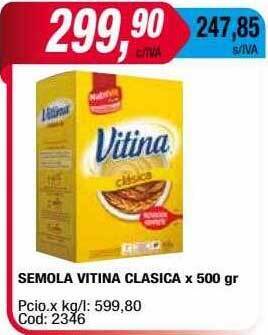 Maxiconsumo Semola vitina clasica oferta