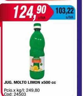 Maxiconsumo Jug. molto limon oferta