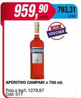 Maxiconsumo Aperitivo campari oferta