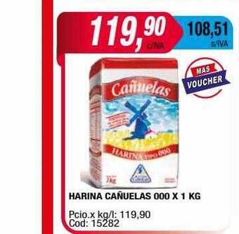 Maxiconsumo Harina cañuelas 000 oferta