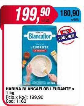 Maxiconsumo Harina blancaflor leudante oferta