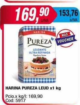 Maxiconsumo Harina pureza leud oferta